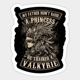 Shieldmaiden Valkyrie Shirt Norse Mythology Viking Shirts Sticker